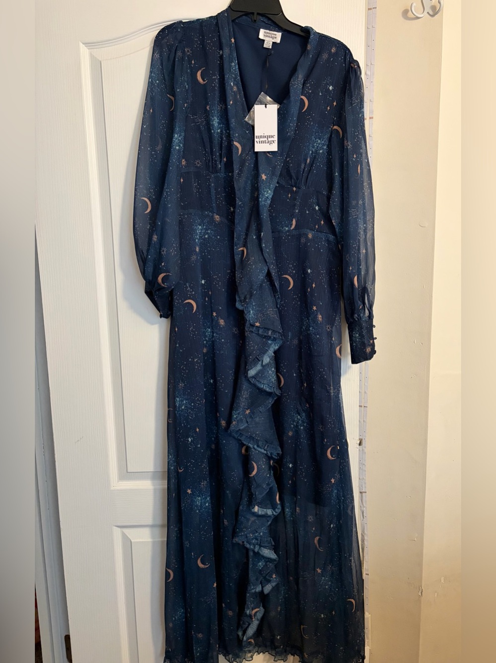 Unique Vintage Golden Galaxy Dress size Large